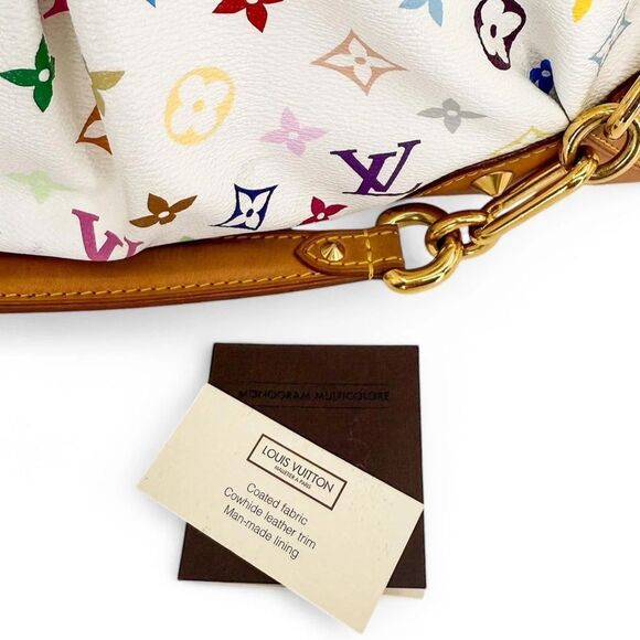 LOUIS VUITTON Murakami White Multicolor Judy PM Bag - Picture 6 of 13